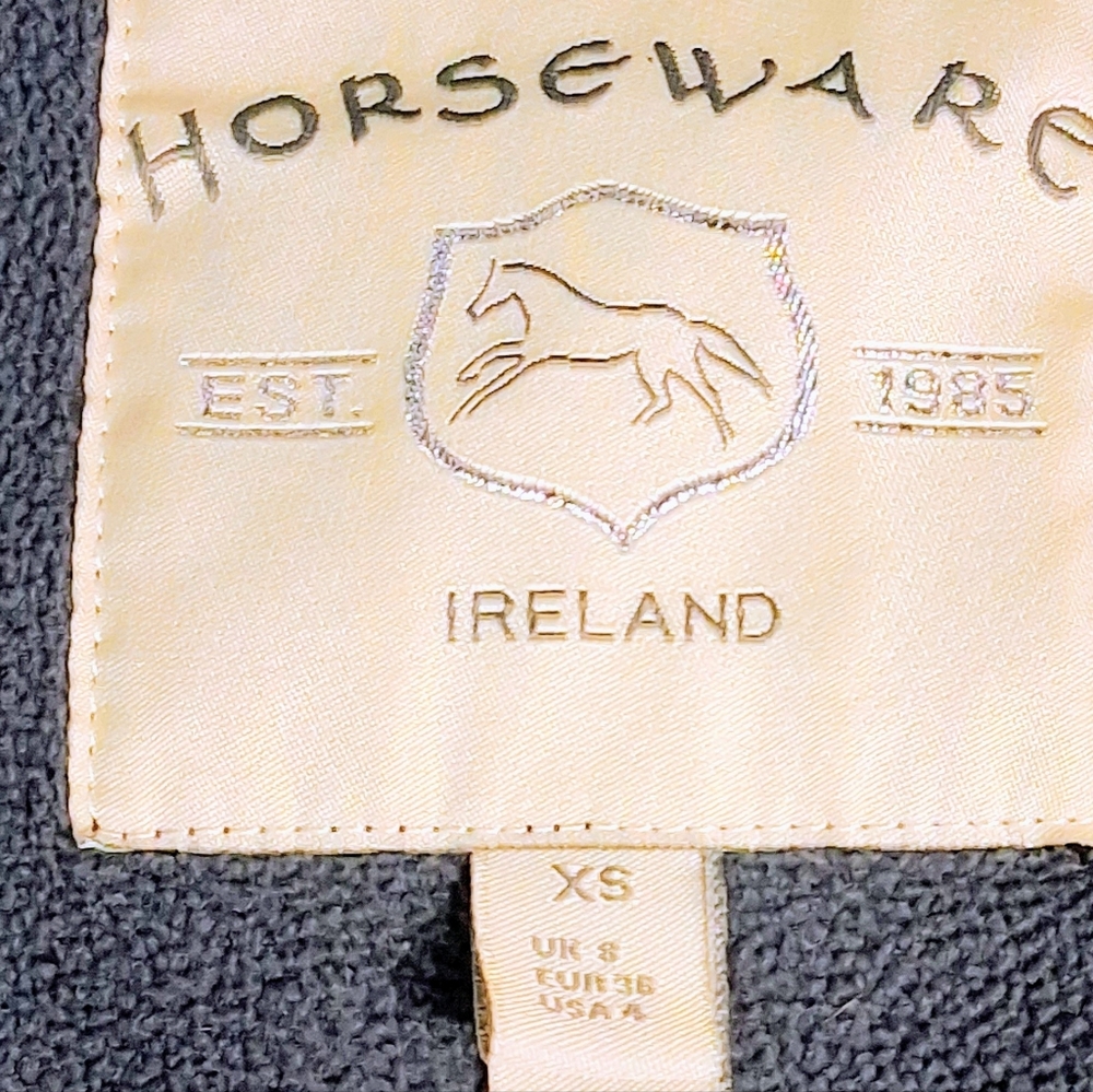 Horseware of Ireland Women's XS  Equestrian Ranch Soft Shell Lined Black Jacket - Picture 2 of 10